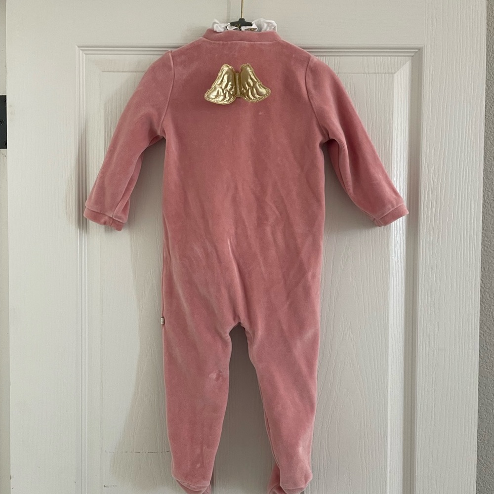 Marie Chantal Onesie and velour sleep suit